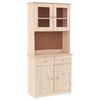 vidaXL Visoka komoda ALTA 77 x 35 x 165 cm od masivne borovine