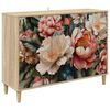 vidaXL Kreveta BORNE Sonoma 102 x 33 x 75 cm Konstruirano drvo