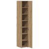 vidaXL Highboard 2 pcs Umjetnički hrast 30 x 42,5 x 185 cm