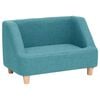 vidaXL Sofa za pse tirkizna 60 x 37 x 39 cm od platna