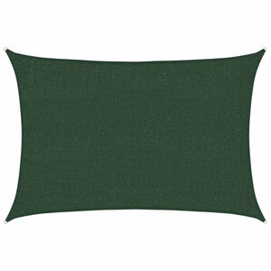 vidaXL Jedro za za&scaron;titu od sunca 160 g/m&sup2; tamnozeleno 2 x 2,5 m HDPE