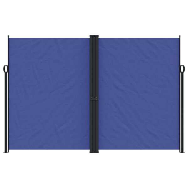 vidaXL Bočna tenda na uvlačenje plava 220x600 cm
