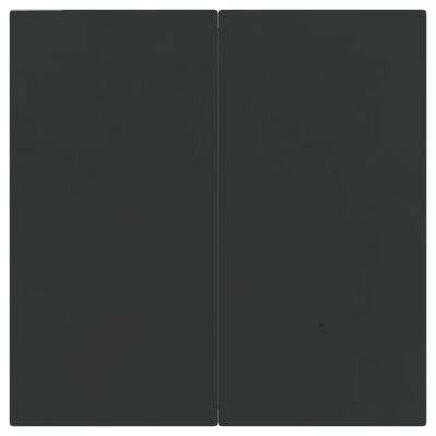 vidaXL 5-dijelni vrtni blagovaonski set crno-sivi od poliratana