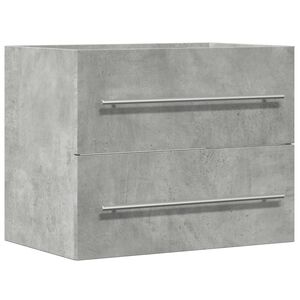 vidaXL Ormarić za umivaonik siva boja betona 60 x 38,5 x 48 cm iverica