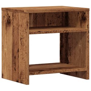 vidaXL Noćni ormarić boja staro drvo 40x30x40 cm od konstruiranog drva
