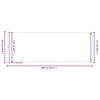 vidaXL Uvlačiva bočna tenda za terasu 220 x 600 cm crna