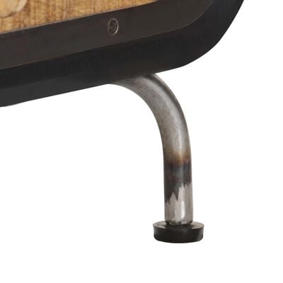 vidaXL Stolić za kavu od masivnog drva manga 100 x 50 x 35 cm