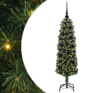 vidaXL Umjetno božićno drvce Zelena 120 cm PVC i čelik i plastika