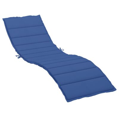 vidaXL Jastuk za ležaljku kraljevsko plavi 200x70x3 cm tkanina Oxford