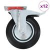 vidaXL Okretni kotačići 12 kom 200 mm