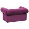 vidaXL Sofa za pse s ladicom bordo 75 x 50 x 38 cm pli&scaron;ana