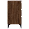 vidaXL Komoda boja smeđeg hrasta 60 x 35 x 70 cm konstruirano drvo