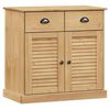 vidaXL Komoda s ladicama VIGO 78 x 40 x 75 cm od masivne borovine