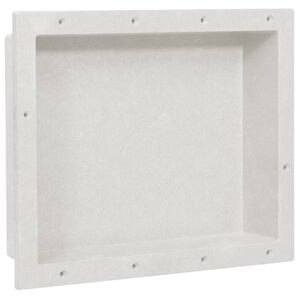 vidaXL Ni&scaron;a za tu&scaron; mat bijela 41 x 51 x 10 cm