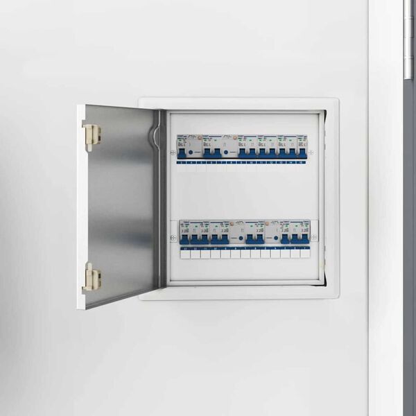 vidaXL Pristupna ploča Bijelo 43.5 x 33 x 3 cm Čelik