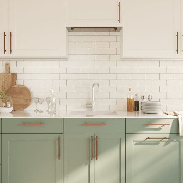 vidaXL Ručke za ormarić 10 kom brončane 160 mm od nehrđajućeg čelika