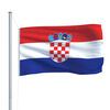 vidaXL Hrvatska zastava 90 x 150 cm