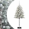 vidaXL Umjetno božićno drvce s kuglicama 120 cm 150 LED lampica