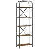vidaXL Polica 5 razina 60 x 30 x 183 cm Konstruirano drvo