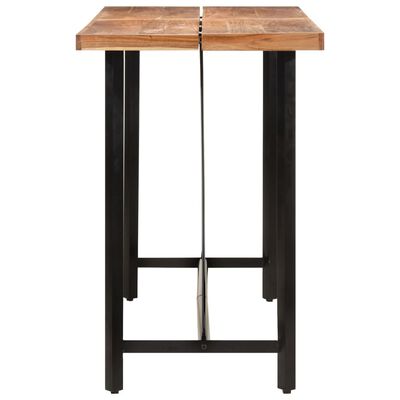 vidaXL Barski stol 150 x 70 x 107 cm masivno drvo bagrema i željezo