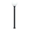 vidaXL Stupić sa senzorom 120 cm Crna IP44