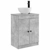 vidaXL Kupaonski umivaonik s sudoperom Betonska siva 54 x 35 x 83 cm