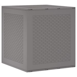 vidaXL Kutija za spremanje Svijetlo siva 55 x 53 x 57 cm Polipropilen