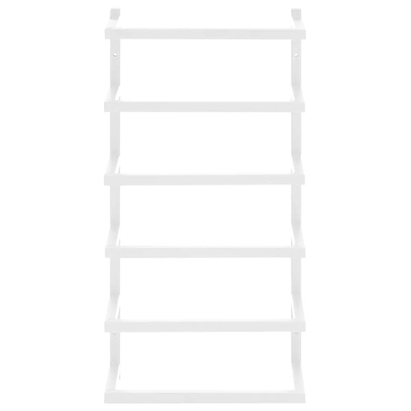 vidaXL Stalak za ručnike bijeli 24 x 12 x 48 cm čelični