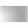 vidaXL LED kupaonsko ogledalo s ogledalom *Transparent*an 50 x 30 cm