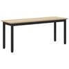 vidaXL klupa Hrast sonoma 110 x 35 x 45 cm Konstruirano drvo