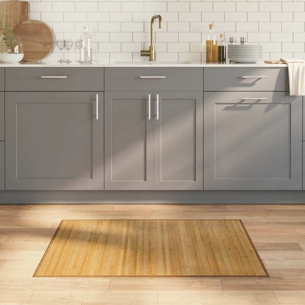 vidaXL Tepih pravokutni prirodni 70 x 100 cm od bambusa