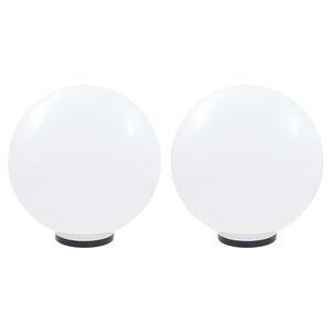 vidaXL LED kuglaste svjetiljke 2 kom 50 cm PMMA