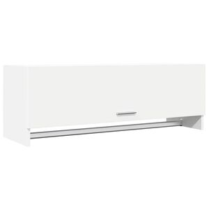 vidaXL Ormar bijeli 100 x 32,5 x 35 cm od konstruiranog drva