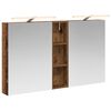 vidaXL Set ormarića za kupaonicu s policom 3 pcs 120 x 14,5 x 70 cm