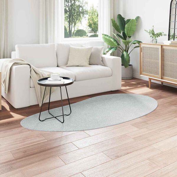 vidaXL Tepih Siva 100 x 200 cm Poliester