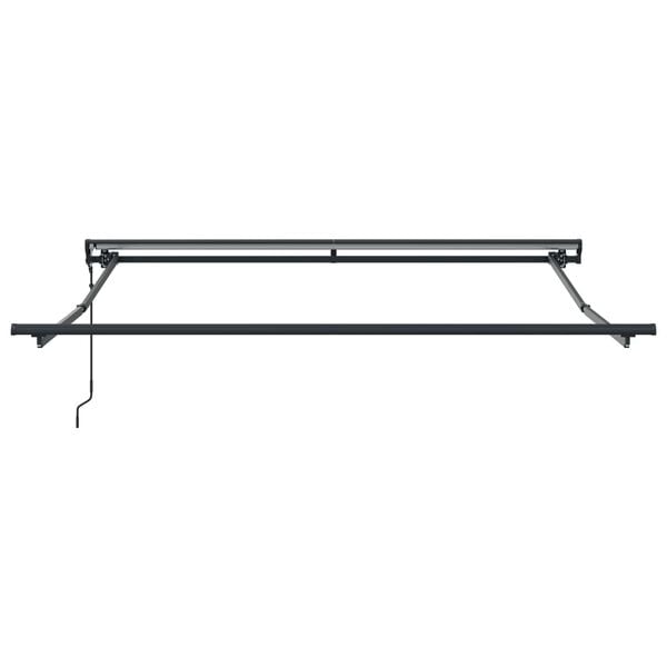 vidaXL Skrovita tenda Šareni 350 x 250 cm Poliester i metal