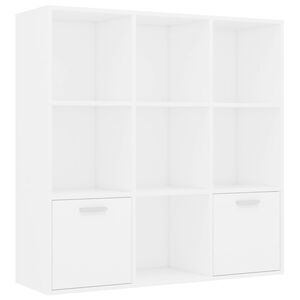vidaXL Ormarić za knjige bijeli 98 x 30 x 98 cm od konstruiranog drva