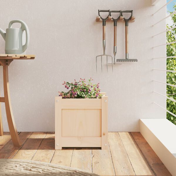 vidaXL Vrtna sadilica 31 x 31 x 31 cm od masivne borovine