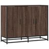 vidaXL Komoda smeđi hrast 94x35x76 cm izrađeno drvo