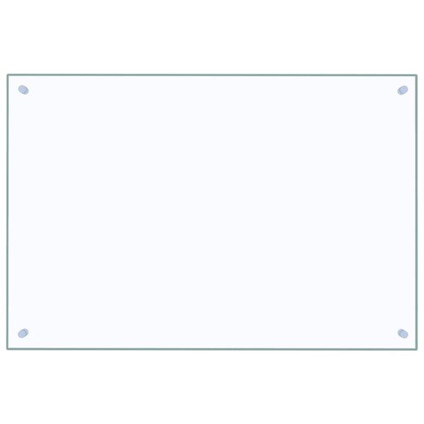 vidaXL Kuhinjska zaštita od prskanja prozirna 90x60 cm kaljeno staklo