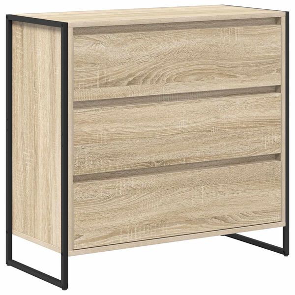 vidaXL Kreveta s ladicama Sonoma 79 x 36 x 75.5 cm Konstruirano drvo