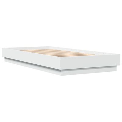vidaXL Okvir za krevet bijeli 90x200 cm konstruirano drvo