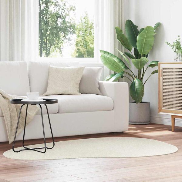 vidaXL Tepisi za područja HUARTE Krema 120 x 170 cm Poliester