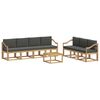 vidaXL Set vanjskih sofa 7 kom.
