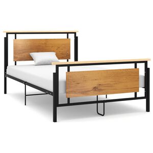 vidaXL Okvir za krevet metalni 120 x 200 cm