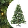 vidaXL Umjetno božićno drvce s stalakom Zelena 150 cm PE i PVC
