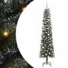 vidaXL Umjetno božićno drvce Zelena 210 cm PVC, Plastika i Čelik