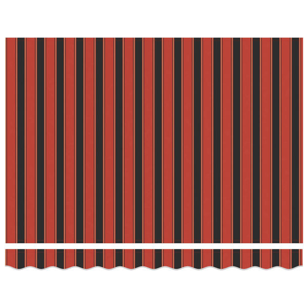 vidaXL Skrovita tenda Narančasta i smeđa 300 x 250 cm