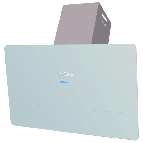 vidaXL Kuhinjska napa sa zaslonom na dodir 900 mm bijela