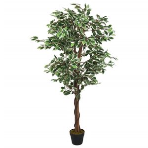 vidaXL Umjetno stablo fikusa 378 listova 80 cm zeleno